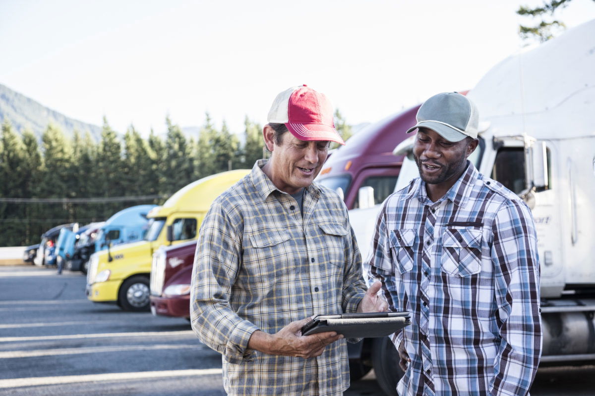 If you can do so, you could do that. However, all you should be doing is getting the driver's name, phone number, address, insurance information, and who he or she works for.